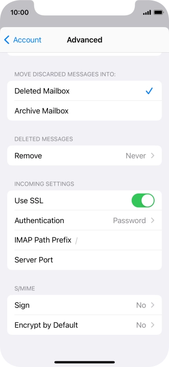Press Authentication.