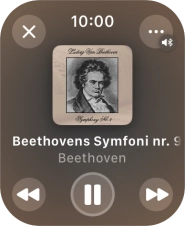 Turn the Digital Crown to select the required volume.