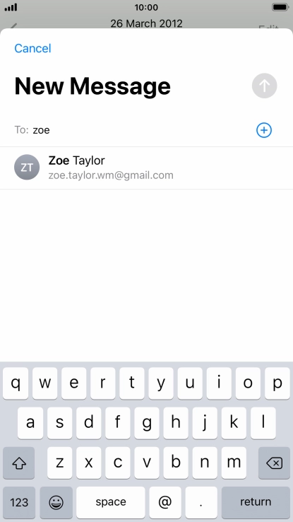 Press the required contact.