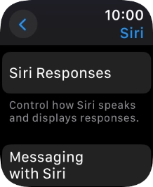 Press Siri Responses.