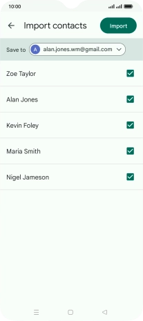 Press the drop down list next to 