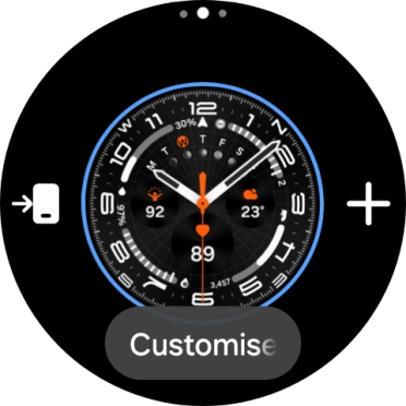Slide your finger left on the screen.
