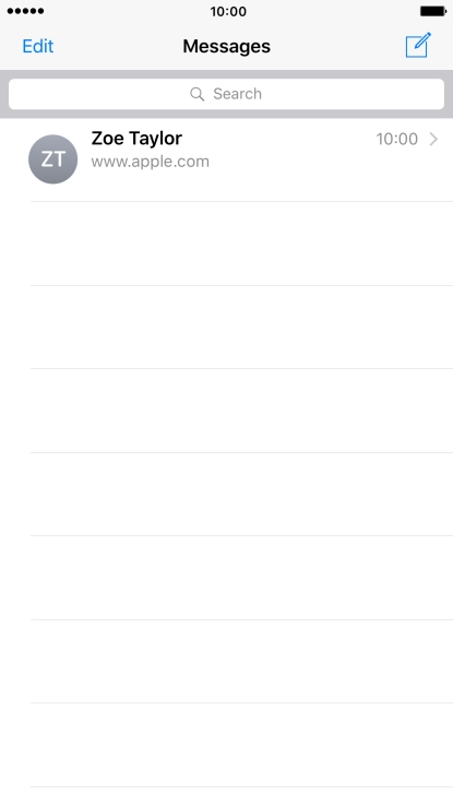 Press the new message icon.