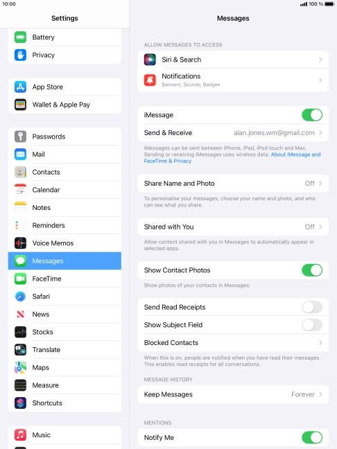 Press the Home key to return to the home screen.
