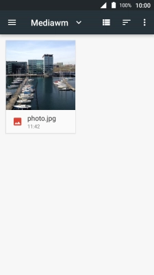 Press the required file.