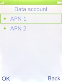 Select the required data connection.