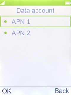 Select the required data connection.