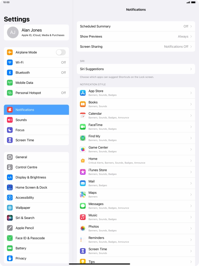Press Scheduled Summary.