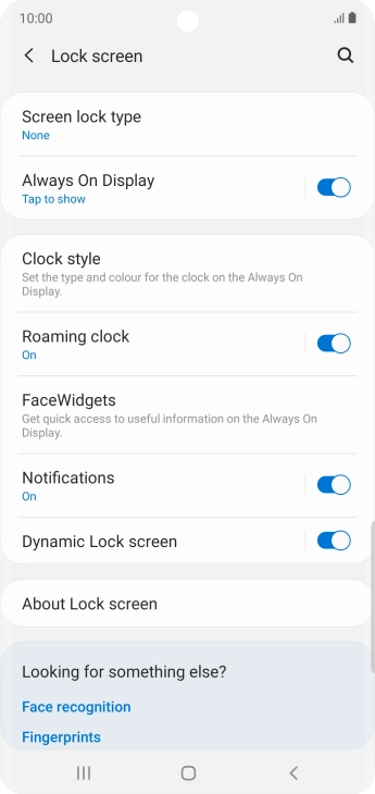 Press the Home key to return to the home screen.
