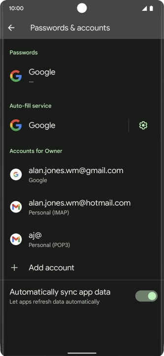Slide your finger upwards starting from the bottom of the screen to return to the home screen.