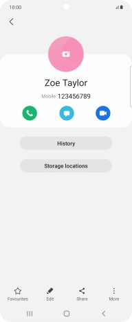 Press the Home key to return to the home screen.