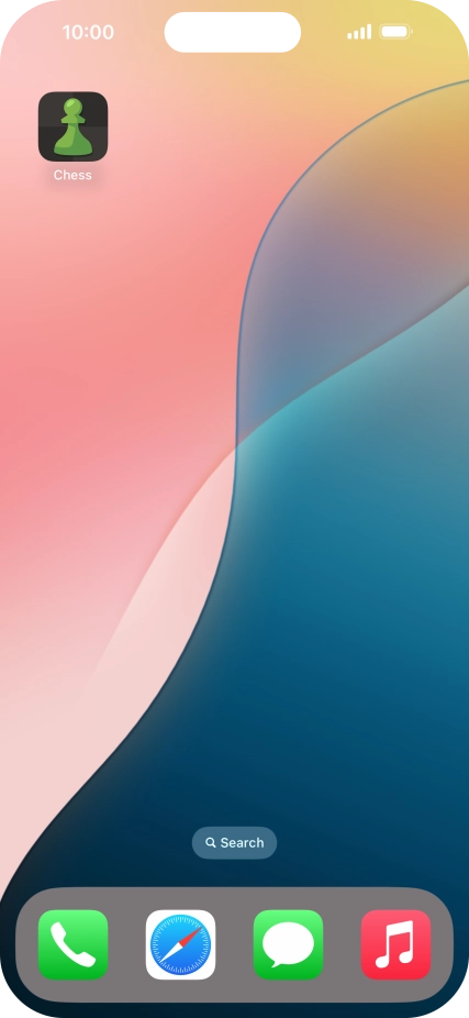 Press and hold the required app.