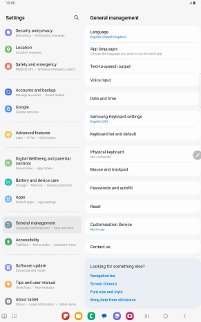 Press Date and time.