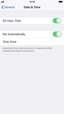 Press the Home key to return to the home screen.