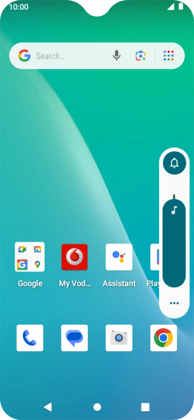 Press the sound mode icon.