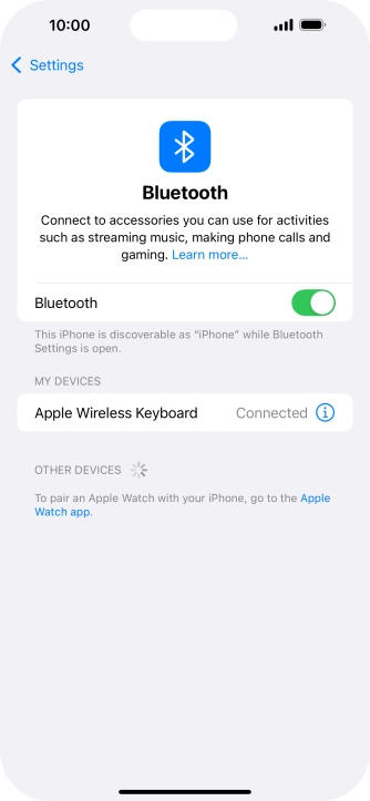 Slide your finger upwards starting from the bottom of the screen to return to the home screen.