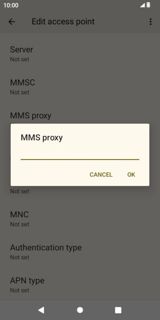Key in 10.202.002.060 and press OK.