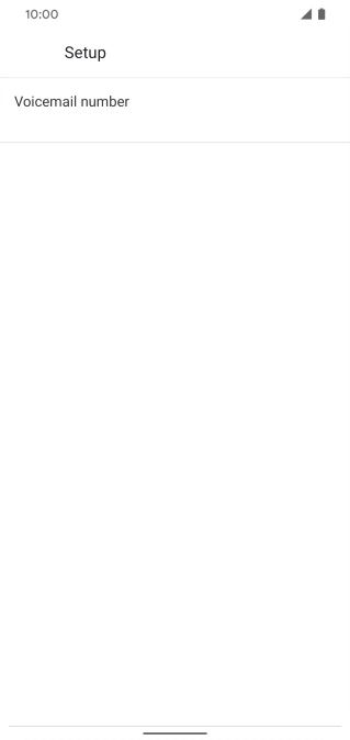 Press Voicemail number.