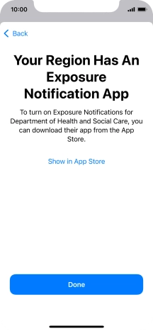 Press Show in App Store and follow the instructions on the screen to download and install the app.