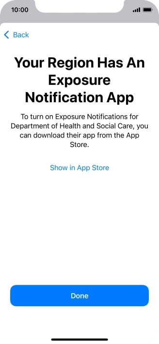 Press Show in App Store and follow the instructions on the screen to download and install the app.