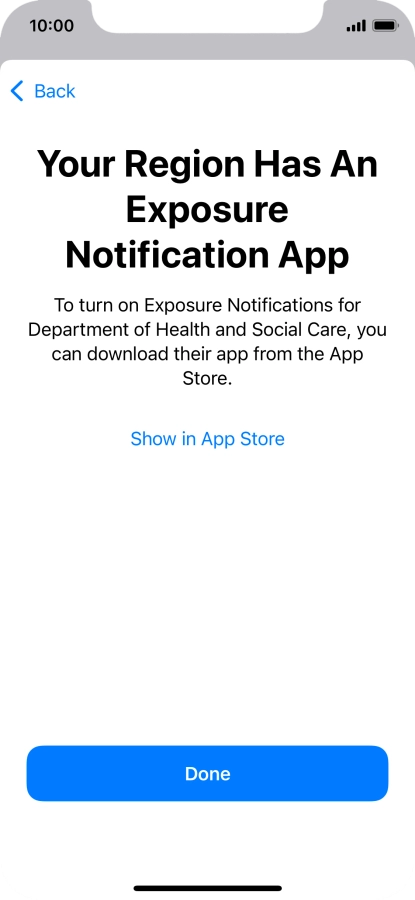Press Show in App Store and follow the instructions on the screen to download and install the app.