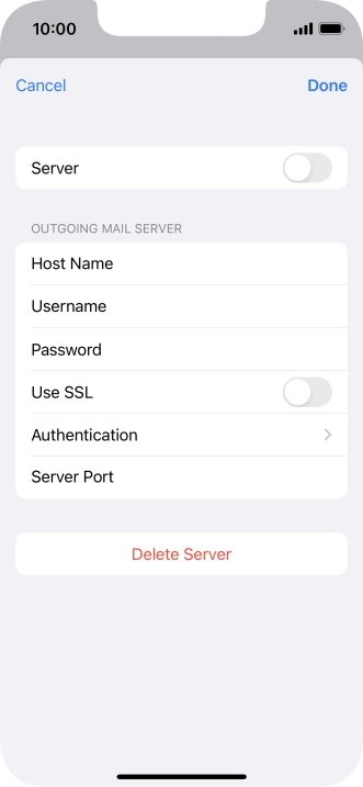 Press Authentication.