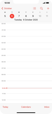 Slide your finger upwards starting from the bottom of the screen to return to the home screen.