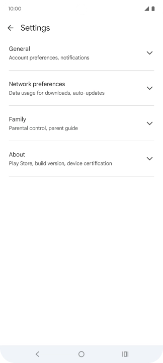 Press Network preferences.