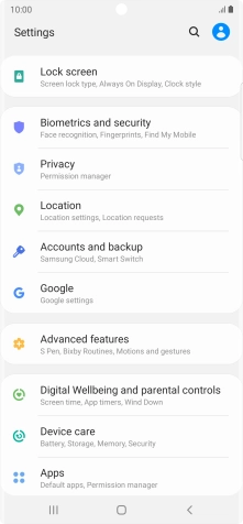 Press Accounts and backup.