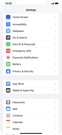 Press Accessibility.