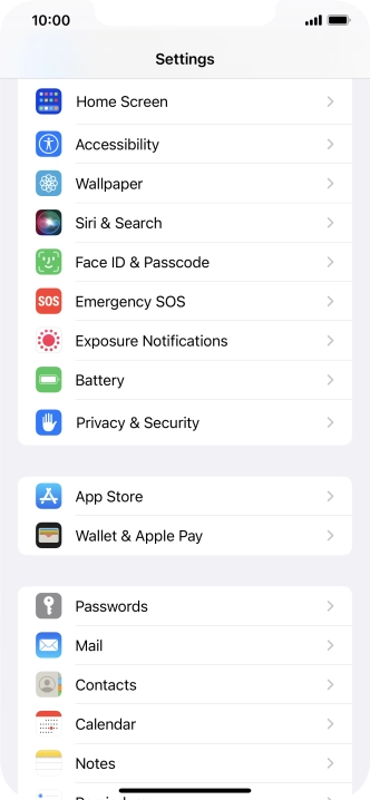 Press Accessibility.