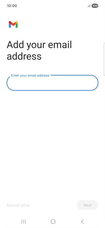 Press the field below 