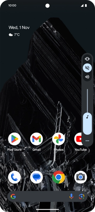 Press the sound icon to turn off the function.