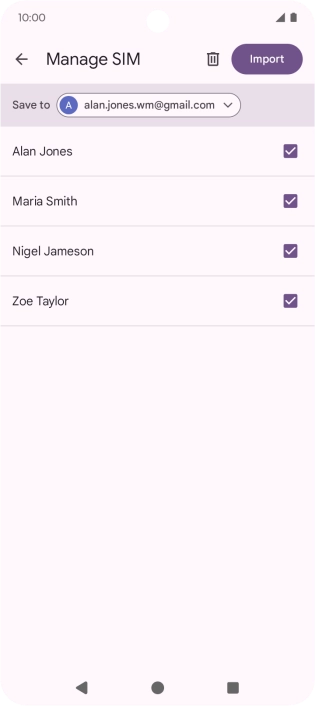 Press the drop down list next to 
