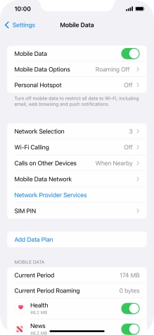 Press Network Selection.