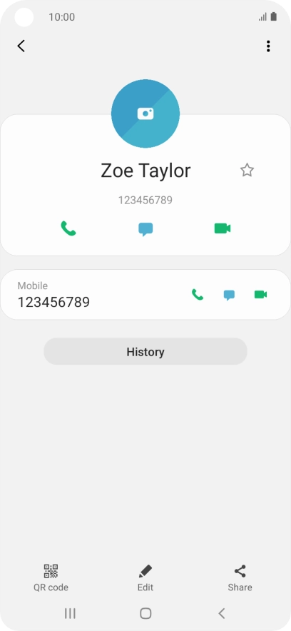Press the call icon.