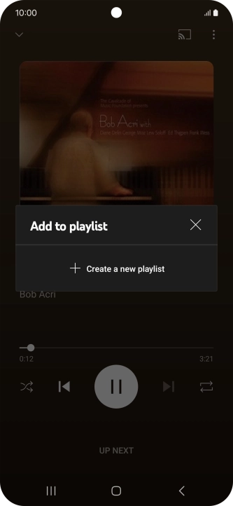 Press Create a new playlist.