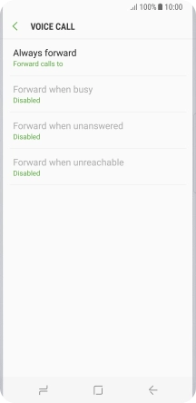 Press the Home key to return to the home screen.