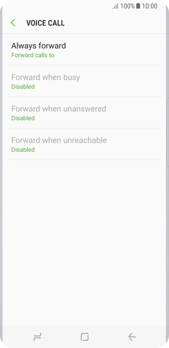 Press the Home key to return to the home screen.