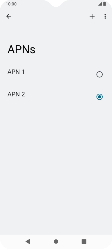 Press the Home key to return to the home screen.