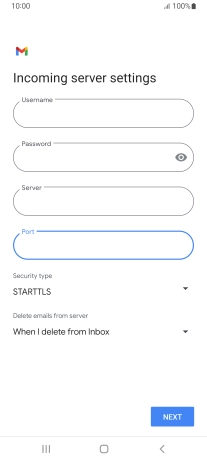 Press the drop down list below 