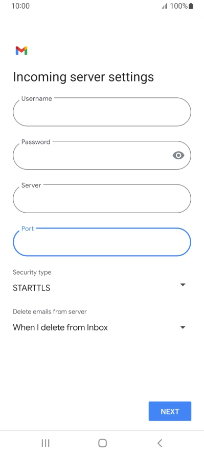 Press the drop down list below 