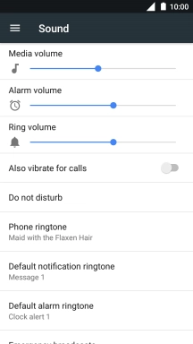 Press the Home key to return to the home screen.