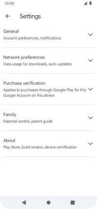 Press Network preferences.