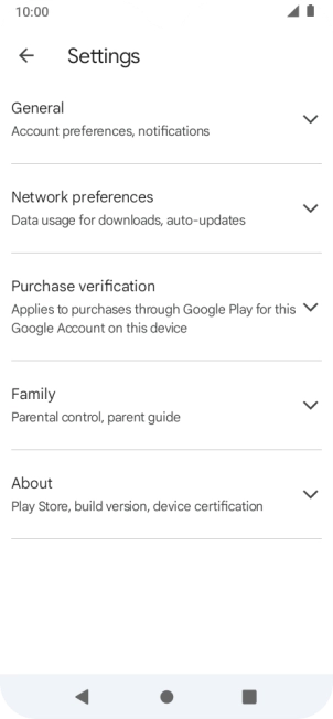 Press Network preferences.