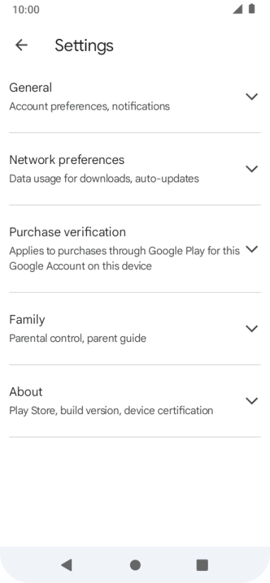 Press Network preferences.