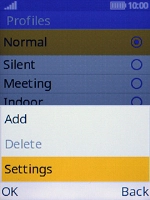 Select Settings.