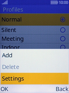 Select Settings.
