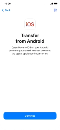 To transfer content to your phone, you need to install the app 