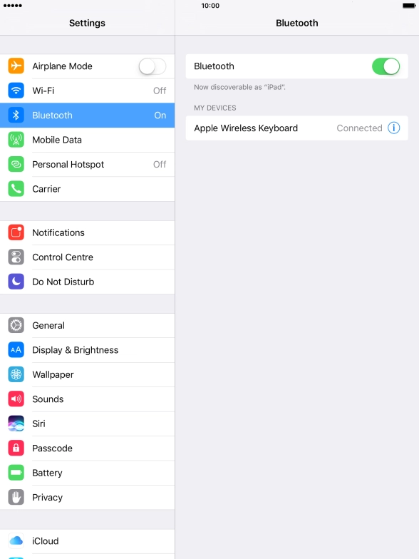 Press the Home key to return to the home screen.
